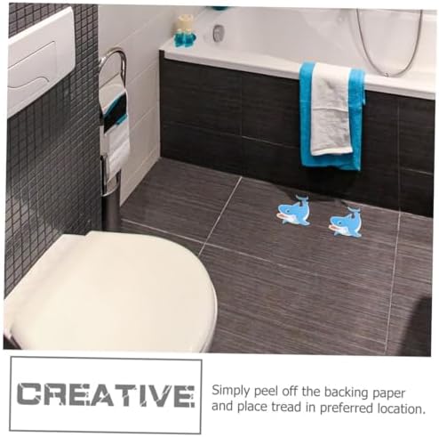 PRETYZOOM Marine Animal Bathtub Stickers 6 Pack Non-Slip Decor