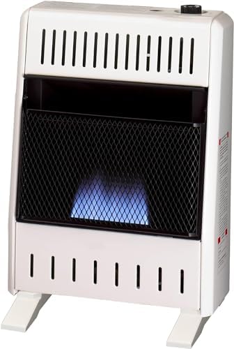 ProCom ML100TBA-B Ventless Propane Gas Blue Flame Space Heater with Thermostat Control