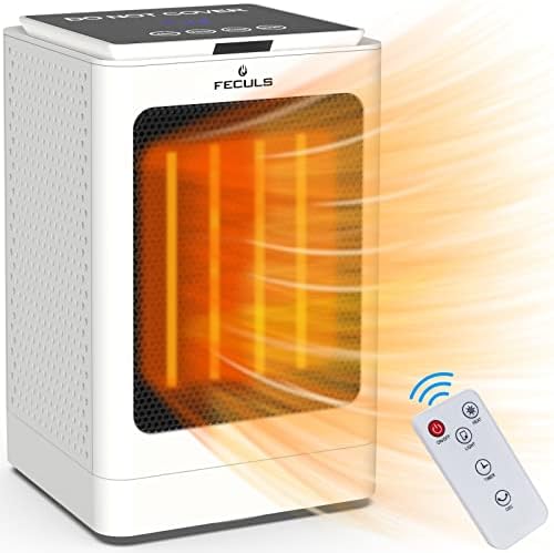 Feculs Official Electric Heater with Oscillation and Remote Control
