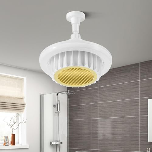 600W Bathroom Ceiling Heater with Fan Light and Remote Control