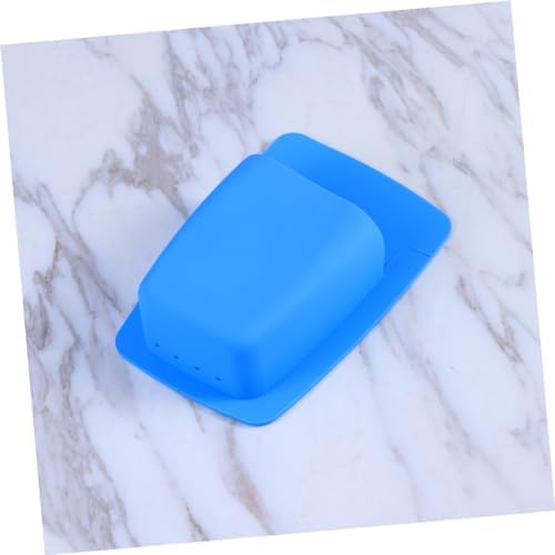 Silicone Bathroom Storage Organizer Wall Mounted Toothbrush Holder Razor Holder Blue
