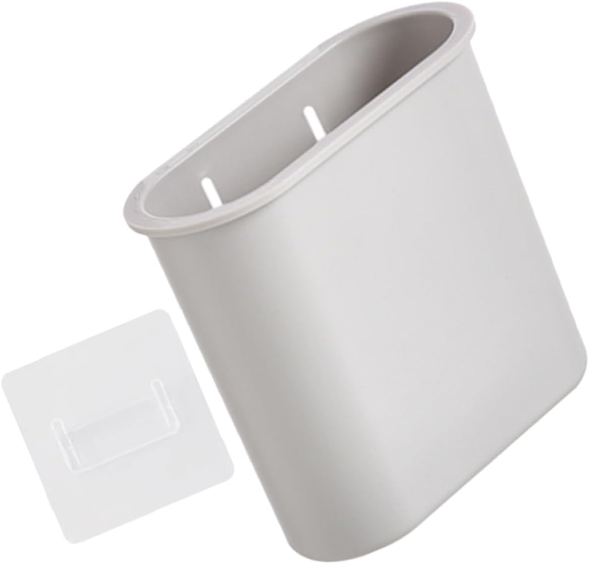 LIFKOME Wall Mounted Toothbrush Holder with Suction Cup Drainage Design