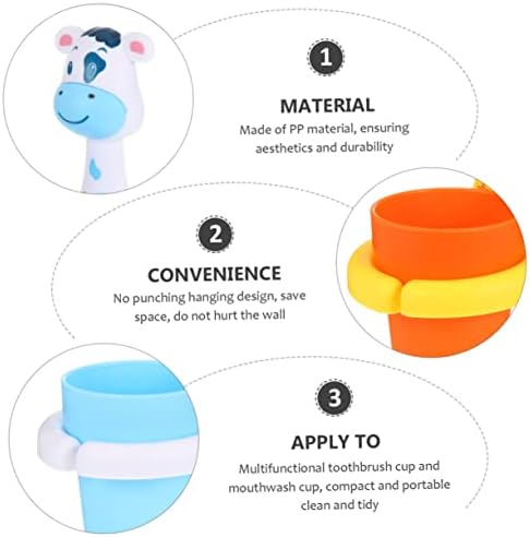 Bathroom Toothbrush Cup Holder with Cartoon Design 1