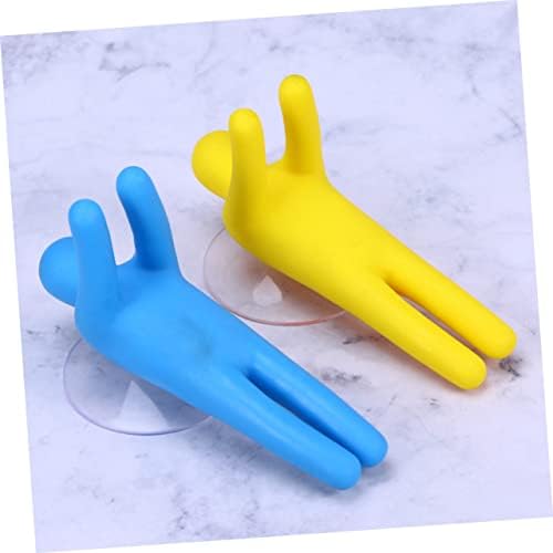 Ciieeo Suction Cup Toothbrush Holder Set for Bathroom and Travel
