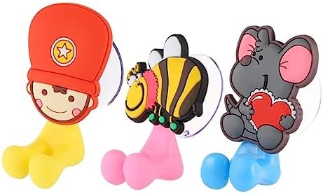 SOLUSTRE Suction Cup Toothbrush Holder 3pcs Set