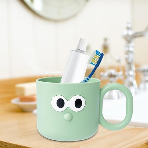 Cartoon Toothbrush Cup Holder for Kids Reusable and Eco-Friendly
