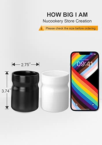 Nucookery 275 Ceramic Black Kids Toothbrush Holder