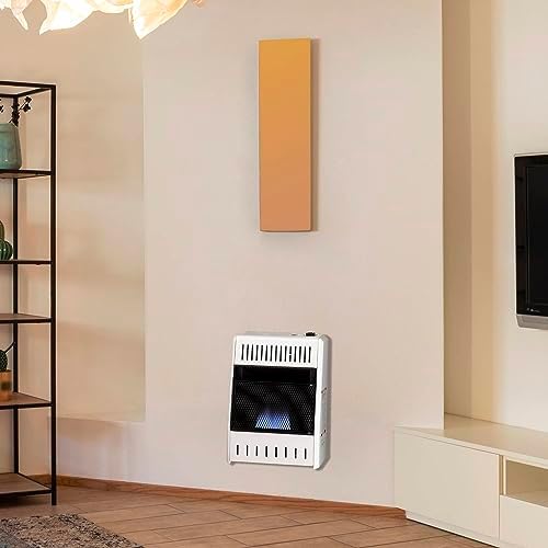 ProCom ML100TBA-B Ventless Propane Gas Blue Flame Space Heater with Thermostat Control