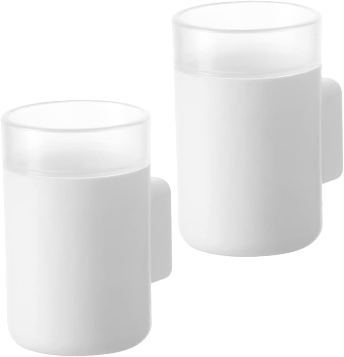 Ciieeo 3Pcs Wall-Mounted Toothbrush Holder for Family