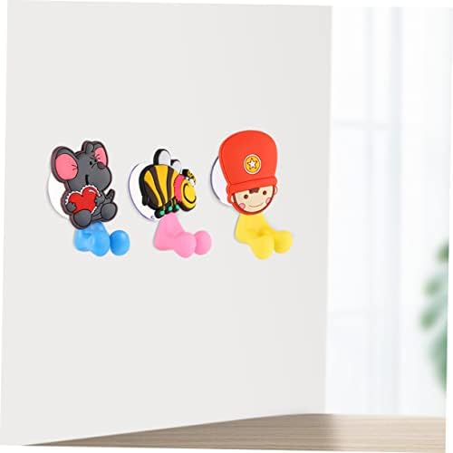 Zerodeko 3 Pcs Cartoon Wall Suction Holder
