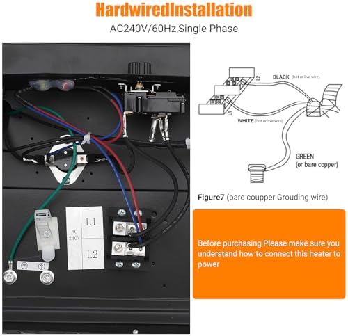 Towallmark 5000W Electric Garage Heater with Ceiling Mount