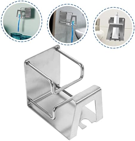 PRETYZOOM Wall Toothbrush Holder Stainless Steel Easy Install 1