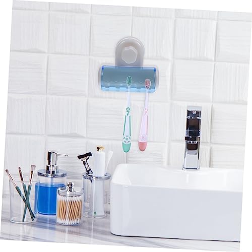 GLEAVI 2Pcs Wall Mounted Toothbrush Holder for Bathroom Space Saving Organizer