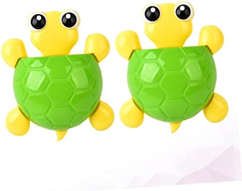 VALICLUD 2Pcs Turtle Suction Cup Toothbrush Holder