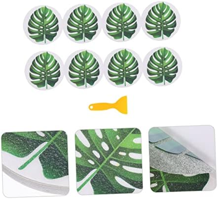 SWOOMEY 1 Set Leaf Anti Slip Bathtub Stickers