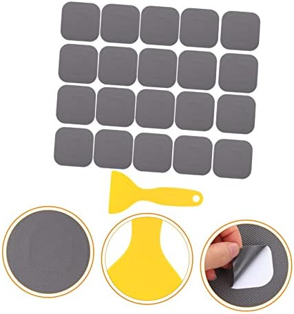 Mobestech 20pcs Non-Slip Bathroom Stickers Peva Decals for Safety