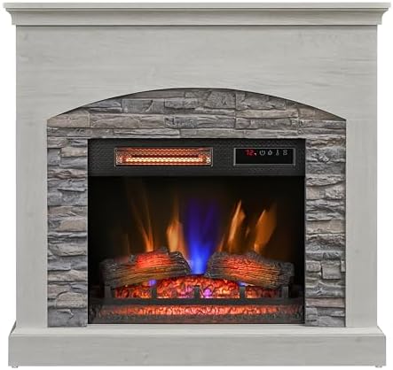Duraflame Wall Mantel Electric Fireplace Fairfax Oak