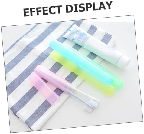 Amosfun 21pcs Portable Toothbrush Holder Organizer for Travel and Home Use