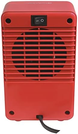 Comfort Zone CZ410RD 200 Watt Portable Ceramic Heater with Fan Red