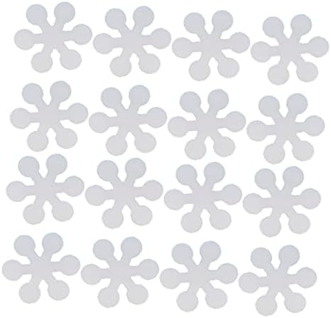 Happyyami 20Pcs Snowflake Non Slip Stickers for Bathtub Kitchen Stairs