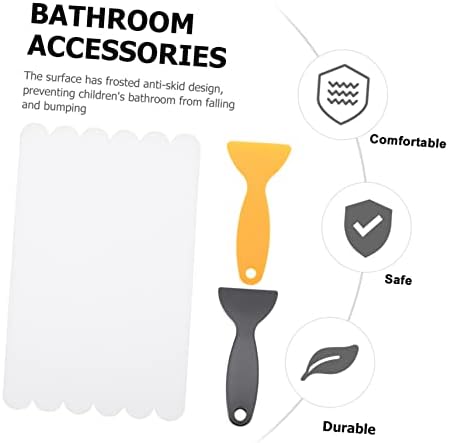 Cabilock 6Pcs Clear Non-Slip Bathroom Stickers