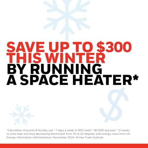 Honeywell ThermaWave 6 White Ceramic Space Heater with Programmable Thermostat