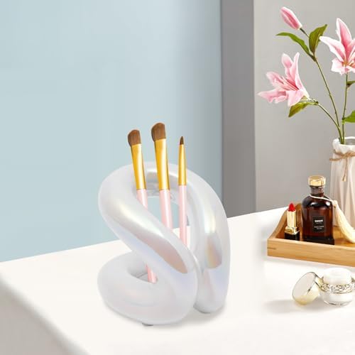 DYRABREST Ceramic Toothbrush Holder for Vanity Countertop