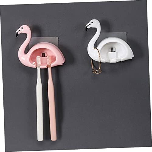 HOLIDYOYO 2Pcs Wall Mounted Toothbrush Holder Suction Cup Design