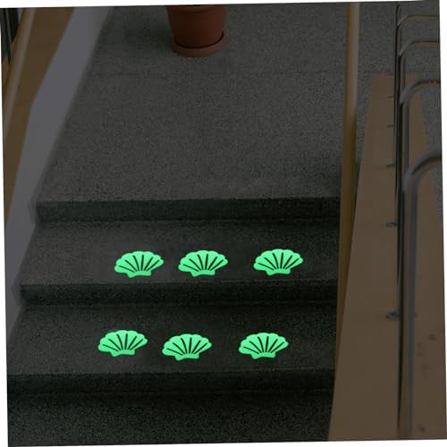 GLEAVI 30Pcs Shell Shaped Non Slip Shower Stickers