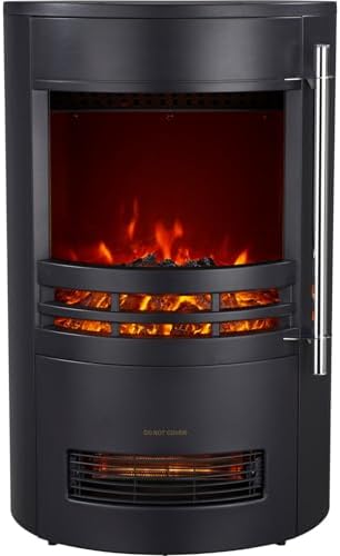 Cambridge Round Electric Fireplace with Remote Control 1