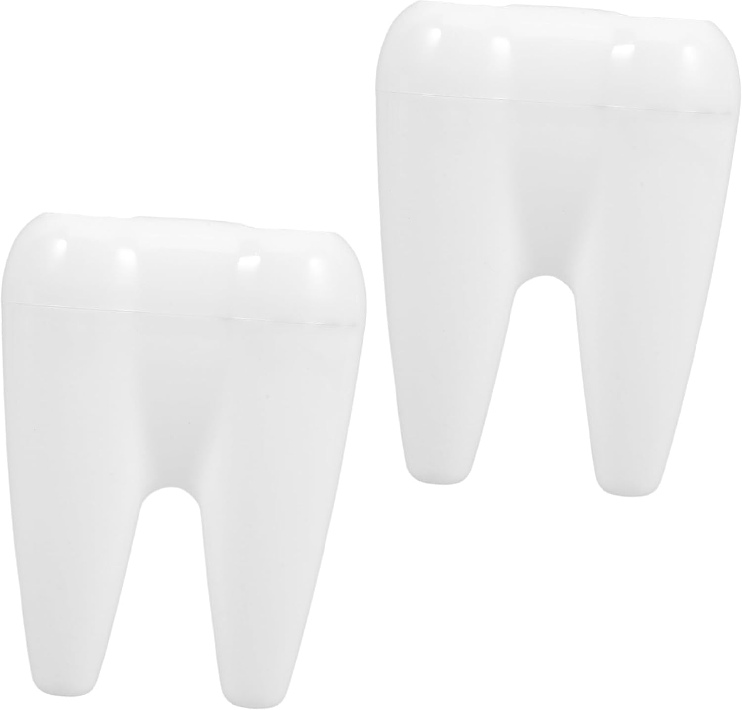 Luxshiny 2pcs White Toothbrush Holders for Kids