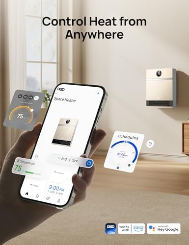 Dreo Smart Wall Heater - PTC 30 Oscillation Alexa Compatible