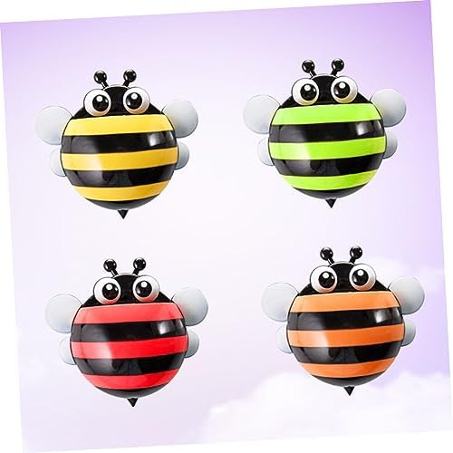 LIFKOME Wall Mount Toothbrush Holder with Suction Cup Bee Design
