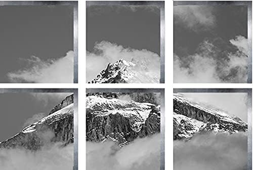 ChezMax Non-Slip Bathtub Sticker with Mountain Peak Pattern