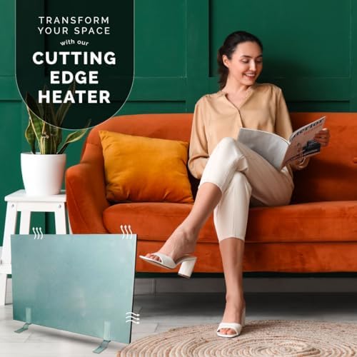 Cozy Legs Flat Panel Heater - 150W Energy Efficient Desk Mount