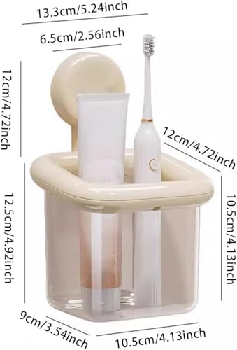 Cute Robot Bathroom Organizer with Suction Cup Mount