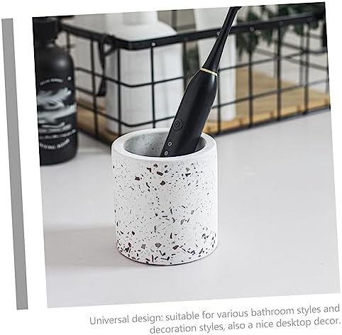 DECHOUS Toothbrush Stand with Suction Cup for Bathroom Organizer