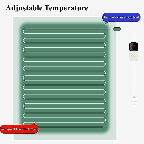 Winter Electric Heating Pad with Timers and Adjustable Temperature