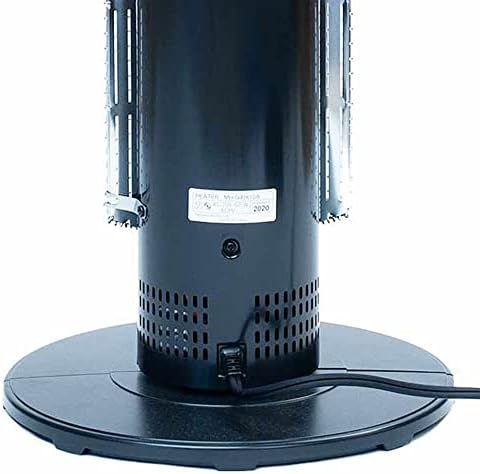 HeatMate Portable Instant Heat Graphite Medium Tower Electric Heater - Black