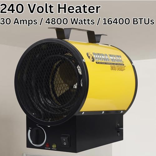 Dura Heat EUH5000 Electric Forced Air Heater 16400 Btu Yellow 1