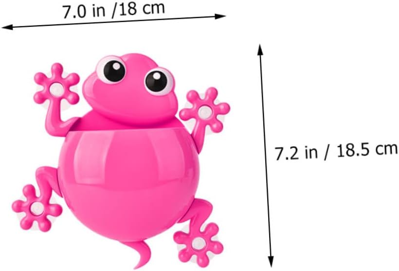 Ciieeo Suction Cup Toothbrush Holder for Kids Gecko Design