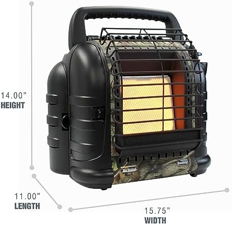 Mr Heater MH12HB Portable Space Heater with 10-Ft Hose Camouflage