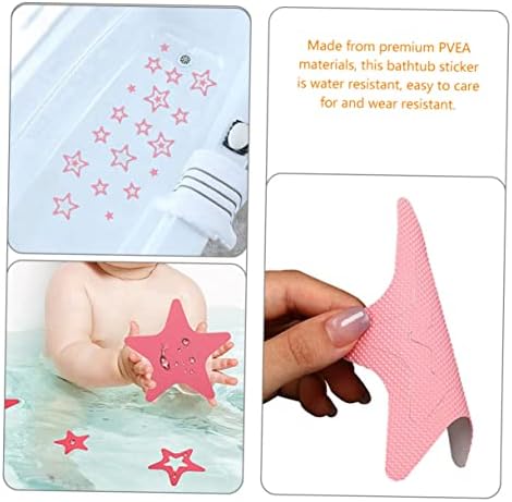 12pcs Non-Slip Bathtub Stickers Star Shape Peva Material