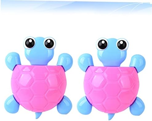 VOSAREA 2Pcs Suction Cup Toothbrush Holder Bathroom Organizer Cute Design