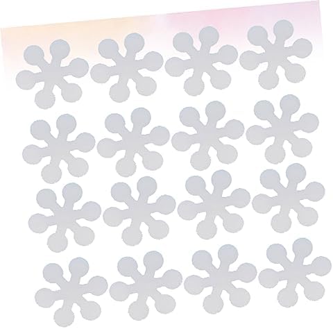 HEALLILY 20Pcs Snowflake Non-Slip Bath Stickers