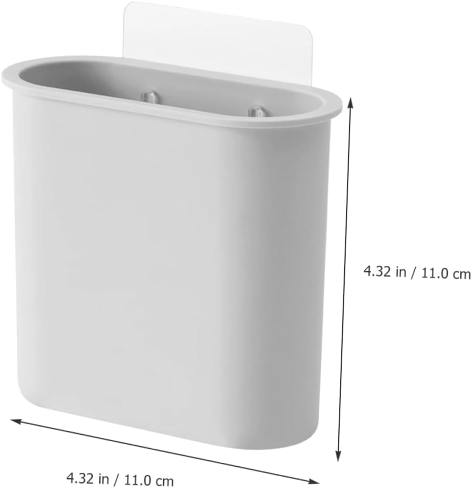 LIFKOME Wall Mounted Toothbrush Holder with Suction Cup Drainage Design