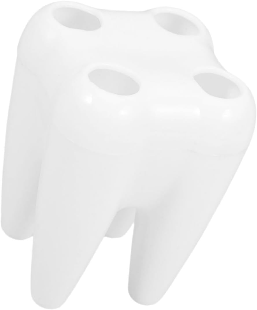 Ciieeo Tooth-Shaped Toothbrush Holder for Bathroom