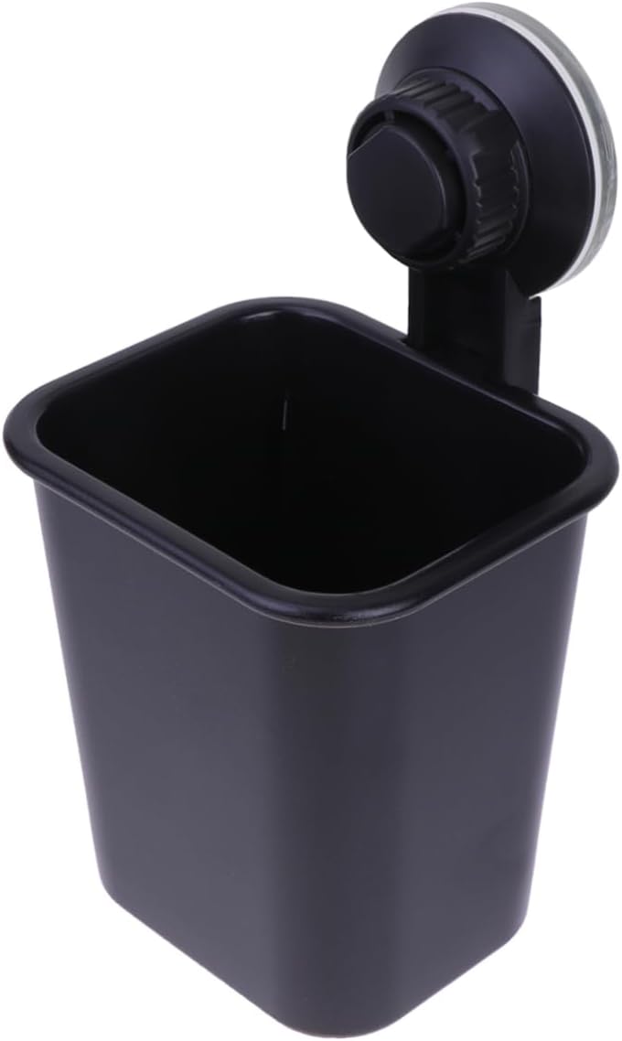 Bathroom Suction Cup Toothbrush Holder with Decorative Design