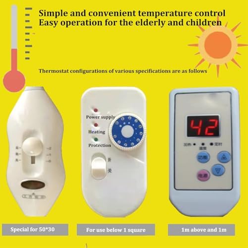 Graphene Heated Rug with Timer and Waterproof Design