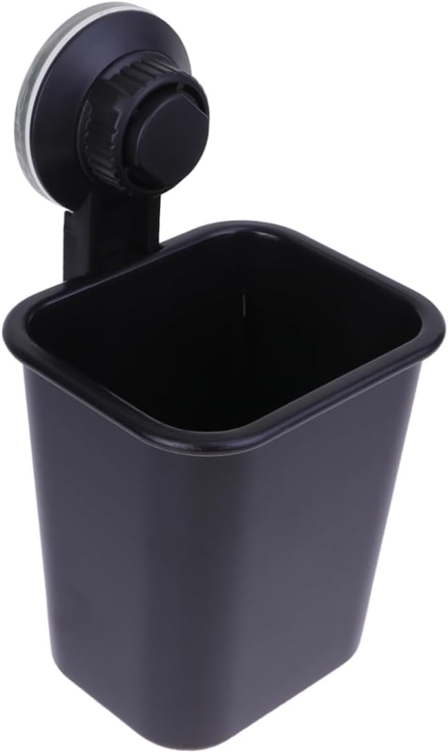PRETYZOOM Wall Mounted Suction Toothbrush Holder with Toothpaste Mount